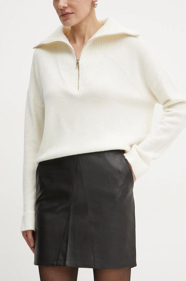 Bardot Suknja Bardot ALEXIS boja: crna, mini, ravna, 58614SB1