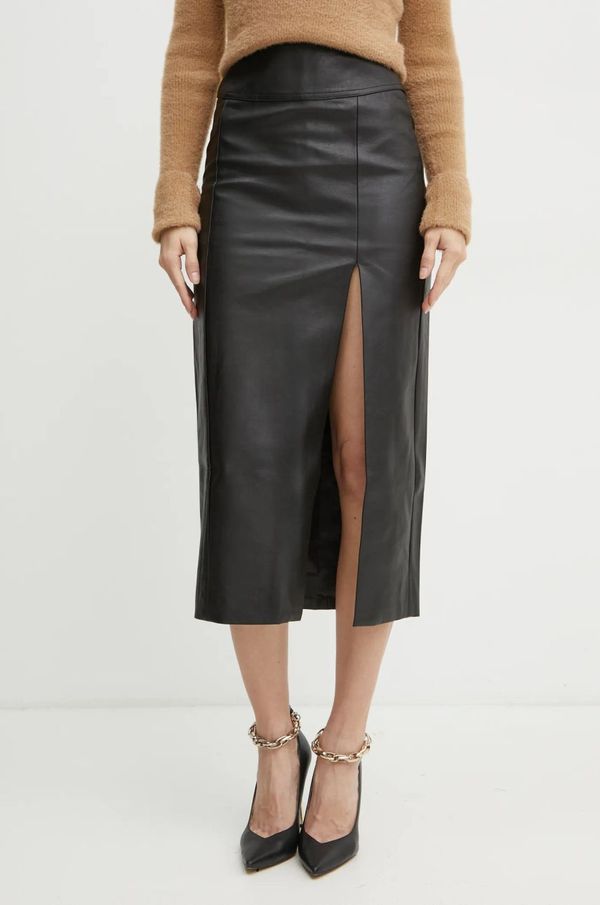 Bardot Suknja Bardot DANTE boja: crna, midi, ravna, 58855SB1