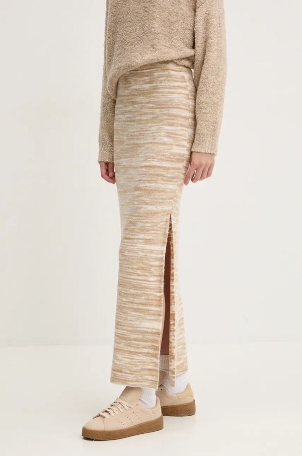 Billabong Suknja Billabong Hazy Sun boja: bež, maxi, ravna, EBJKK03000