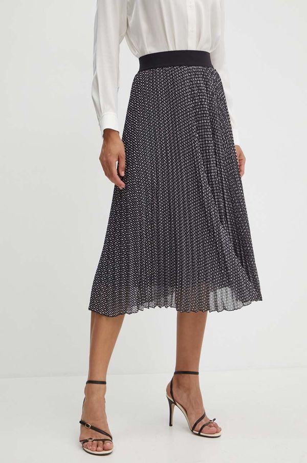 Boss Suknja BOSS boja: crna, maxi, širi se prema dolje, 50518402