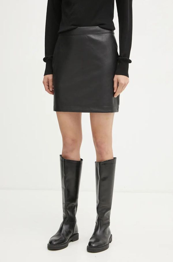 Boss Orange Suknja Boss Orange boja: crna, mini, ravna, 50528381