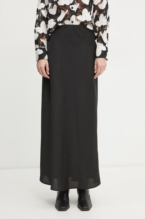 Bruuns Bazaar Suknja Bruuns Bazaar boja: crna, maxi, ravna, BBW4296