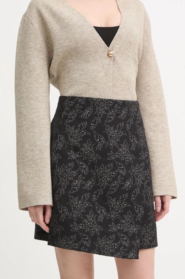 Bruuns Bazaar Suknja Bruuns Bazaar boja: crna, mini, ravna, BBW4236