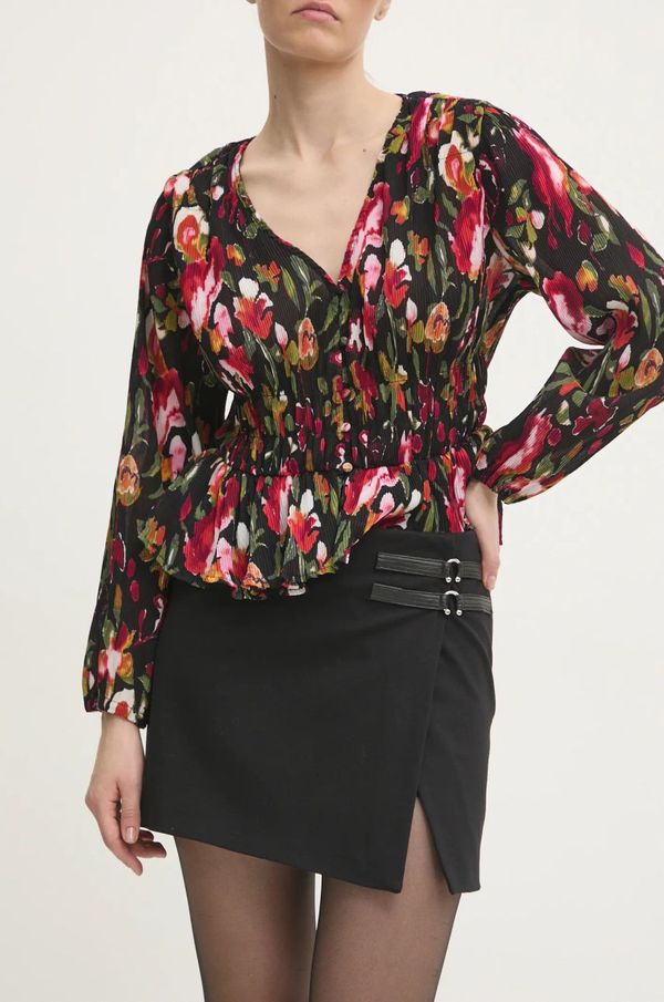 Chiara Ferragni Suknja Chiara Ferragni boja: crna, mini, ravna, 77CBE829