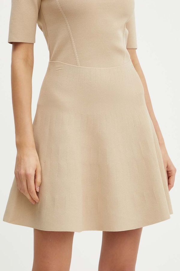 Custommade Suknja Custommade Ruth boja: bež, mini, širi se prema dolje, 999264901