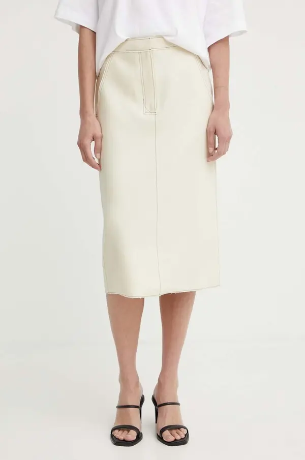 Day Birger et Mikkelsen Suknja Day Birger et Mikkelsen Kellie - Bonded Viscose Blend