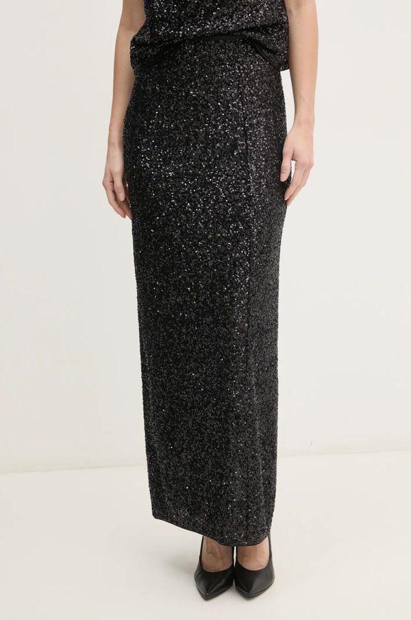 DIANE VON FURSTENBERG Suknja DIANE VON FURSTENBERG boja: crna, maxi, pencil, DVFKL4S001