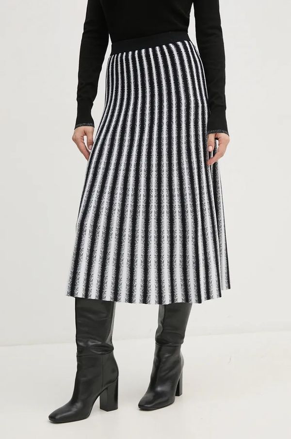 DIANE VON FURSTENBERG Suknja DIANE VON FURSTENBERG boja: crna, midi, širi se prema dolje, DVFKN3S005