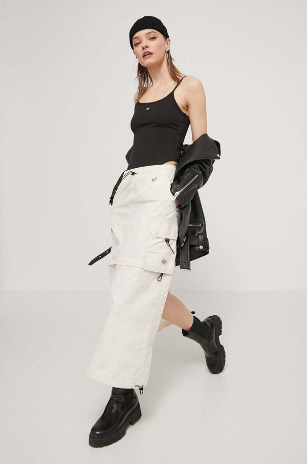 Dickies Suknja Dickies JACKSON SKIRT W boja: bež, maxi, širi se prema dolje, DK0A4YV7