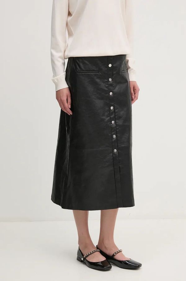 DKNY Suknja Dkny boja: crna, midi, ravna, D2G4A111