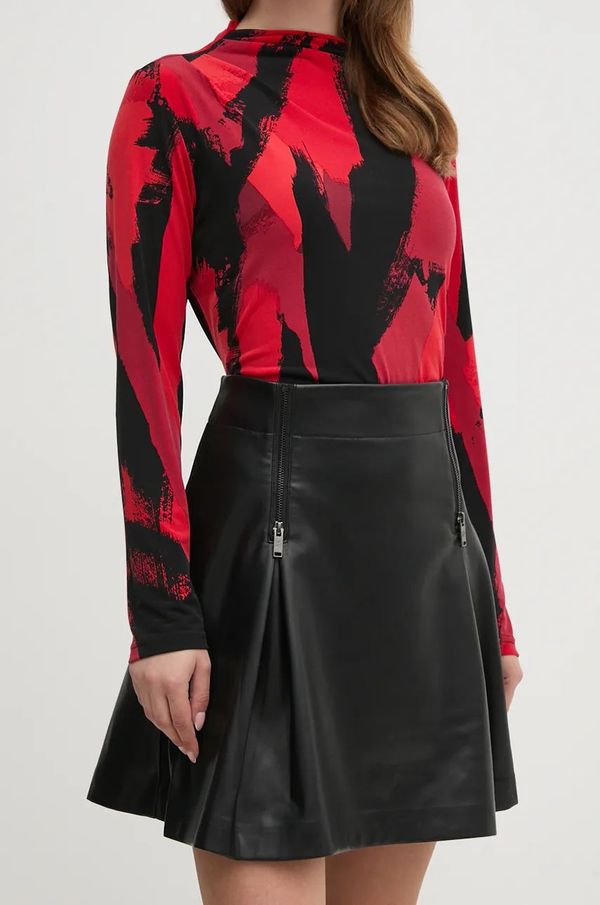 DKNY Suknja Dkny boja: crna, mini, širi se prema dolje, P4GNTUDO