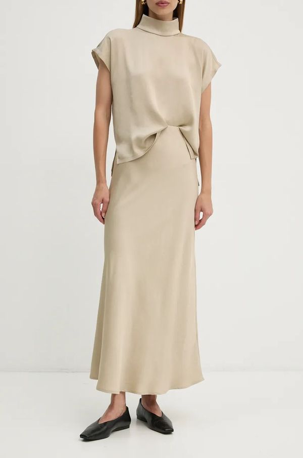 Drykorn Suknja Drykorn boja: bež, maxi, ravna, 130065 66415