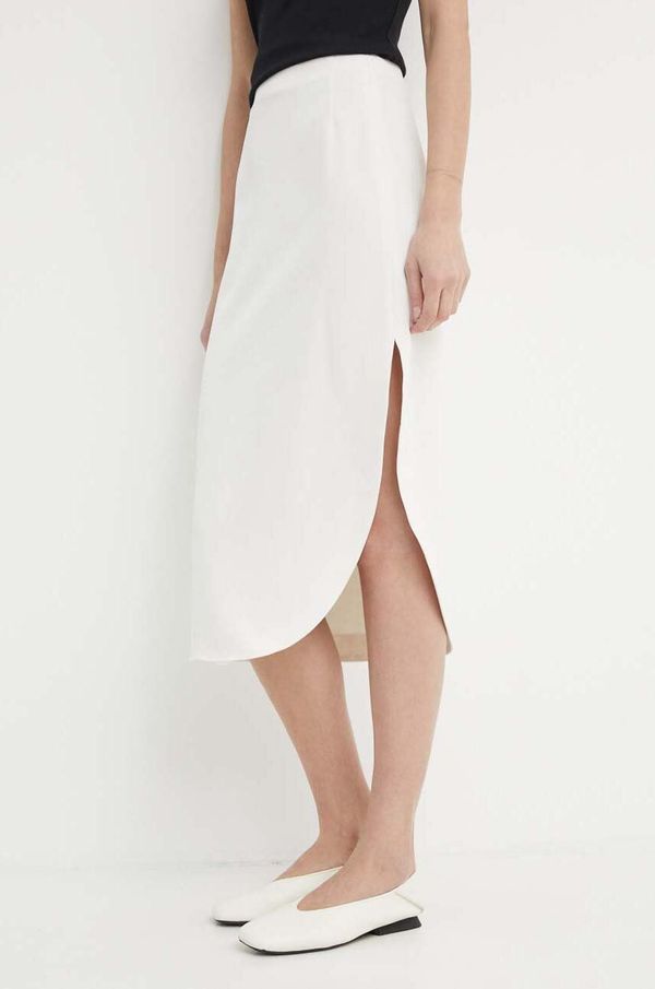 Drykorn Suknja Drykorn LEASA boja: bež, midi, ravna, 130014 66427