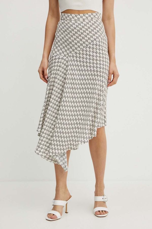 Elisabetta Franchi Suknja Elisabetta Franchi boja: bež, midi, pencil, GO00841E2 NORBLIN