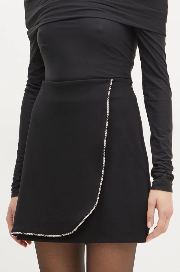 Guess Suknja Guess DOROTEA boja: crna, mini, ravna, W5RD85 KCMU2