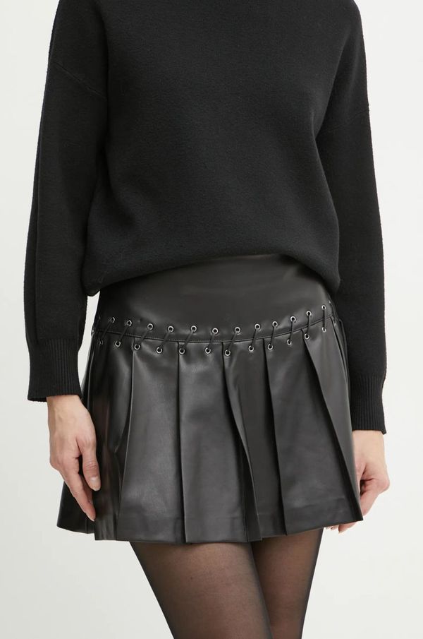 Guess Suknja Guess KAMILIA boja: crna, mini, širi se prema dolje, W4BD71 K8S30