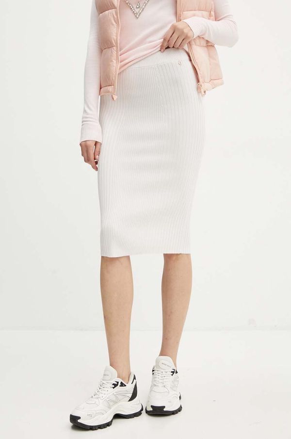 Guess Suknja Guess LUCILLE boja: siva, midi, pencil, W4YD38 Z2U00