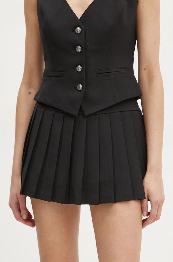 Guess Suknja Guess MATEA boja: crna, mini, širi se prema dolje, W5RD0O WGX02