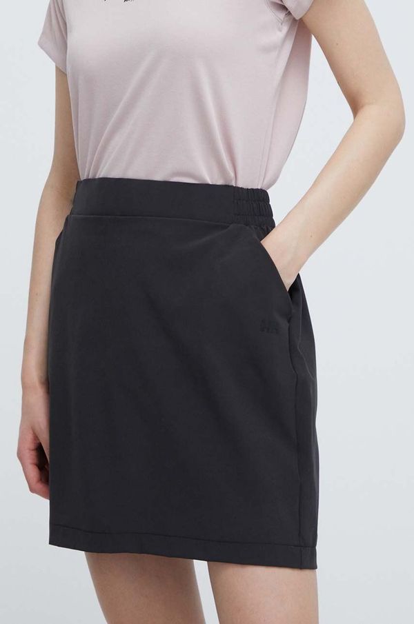 Helly Hansen Suknja Helly Hansen boja: crna, mini, ravna