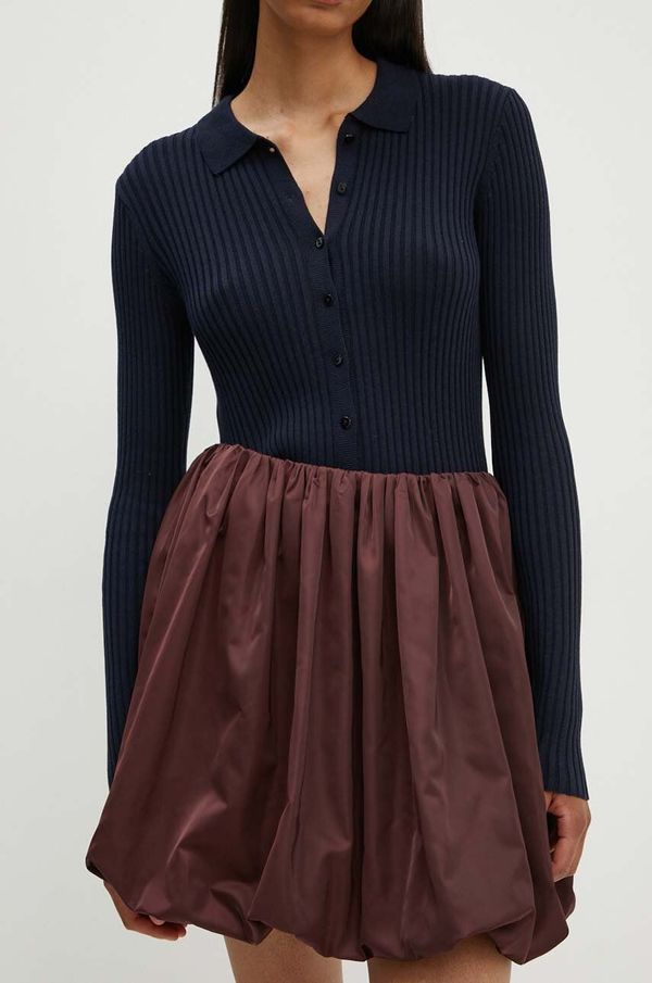 Herskind Suknja Herskind Evans boja: bordo, mini, širi se prema dolje, 5202155