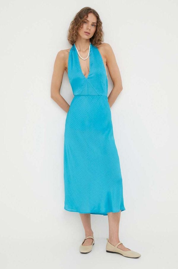 Herskind Suknja Herskind Tween boja: tirkizna, midi, širi se prema dolje