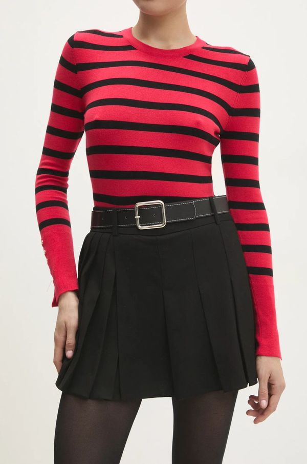 Answear Lab Suknja - hlače Answear Lab boja: crna, mini, ravna