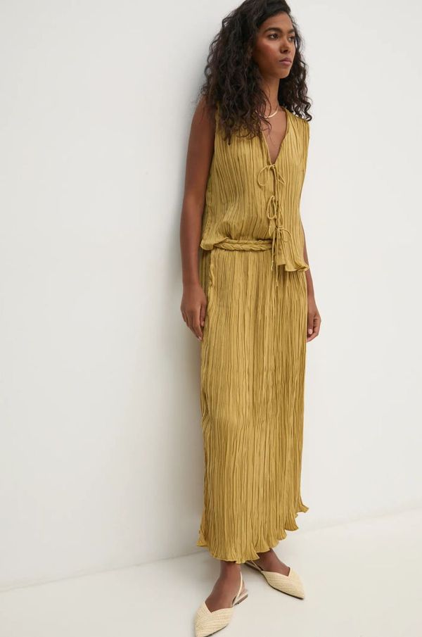 Hoss Intropia Suknja Hoss Intropia boja: žuta, maxi, širi se prema dolje, 8428065