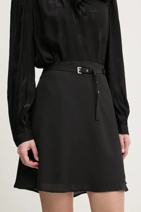 HUGO Suknja HUGO boja: crna, mini, ravna, 50534180