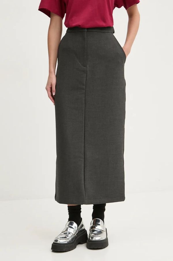 Hugo Suknja HUGO boja: siva, midi, ravna, 50522735