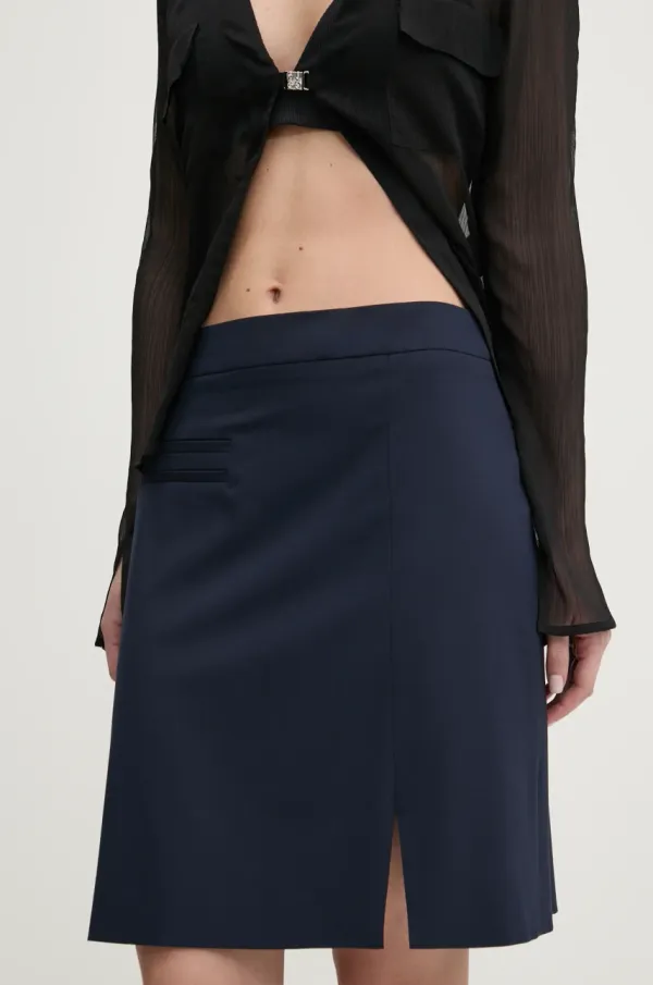 HUGO Suknja HUGO boja: tamno plava, mini, ravna, 50533891