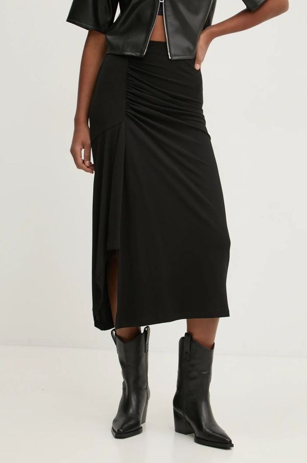 IRO Suknja IRO boja: crna, midi, ravna, WM31KHALIA