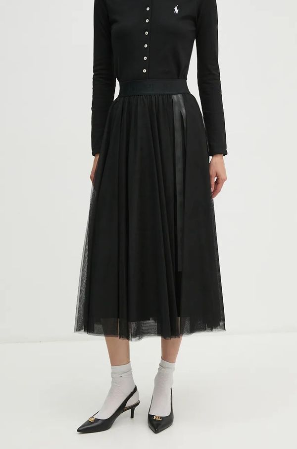 Joop! Suknja Joop! boja: crna, midi, širi se prema dolje, 30045183