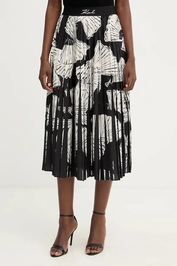 Karl Lagerfeld Suknja Karl Lagerfeld COMMERCIAL PLEATED