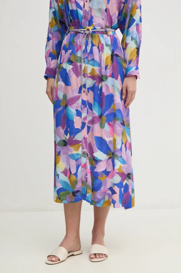 La Petite Française Suknja La Petite Française JANA midi, širi se prema dolje, JANA