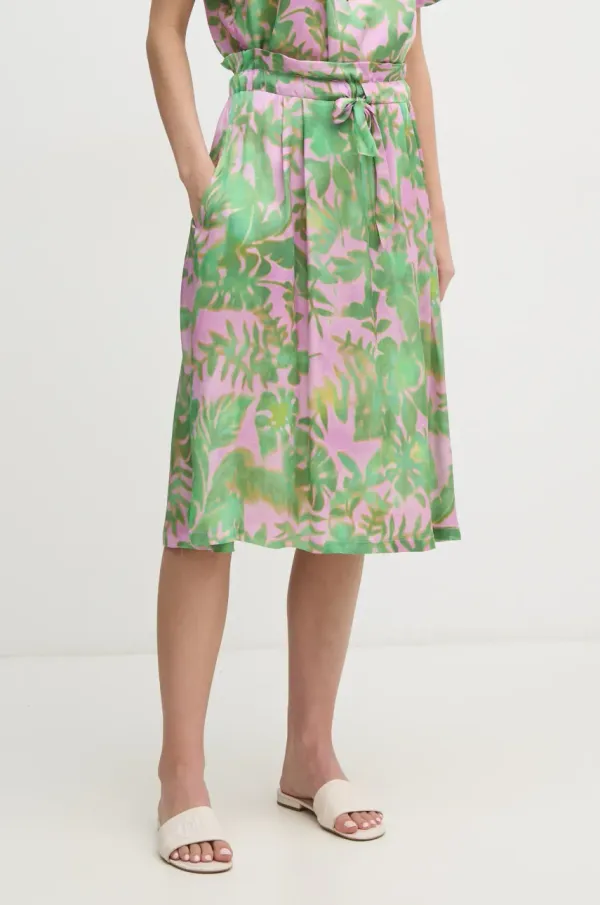 La Petite Française Suknja La Petite Française JUDITH boja: zelena, midi, širi se prema dolje, JUDITH