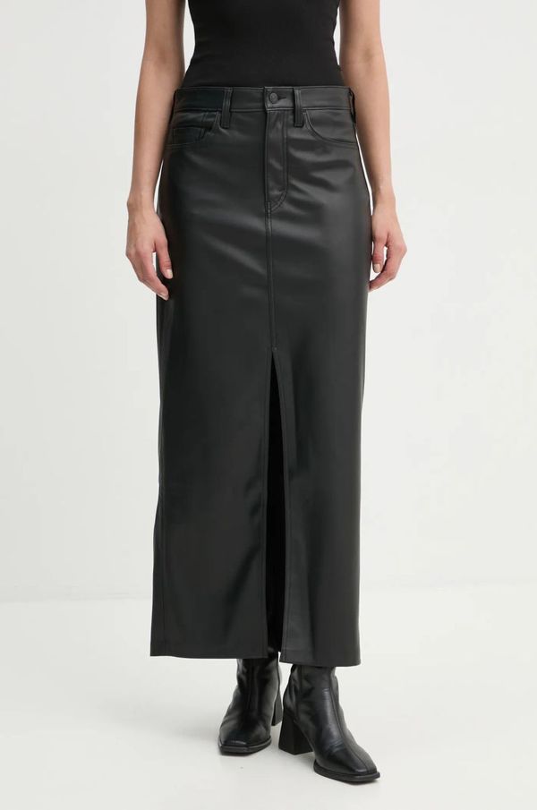 Levi's Suknja Levi's boja: crna, maxi, ravna, A9309