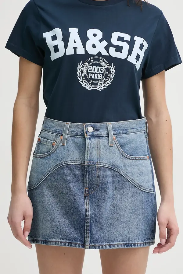 Levi's Suknja Levi's ICON SKIRT WESTERN YOKE
