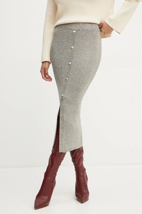 Liu Jo Suknja Liu Jo boja: siva, maxi, pencil, WF4234 MS99E