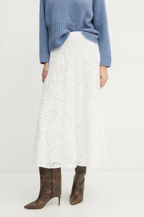 Luisa Spagnoli Suknja Luisa Spagnoli FASTOSA boja: bež, maxi, širi se prema dolje, 541268