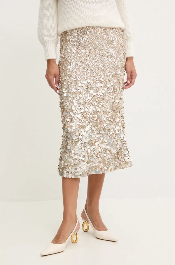 Luisa Spagnoli Suknja Luisa Spagnoli FILTRO boja: bež, midi, ravna, 541488