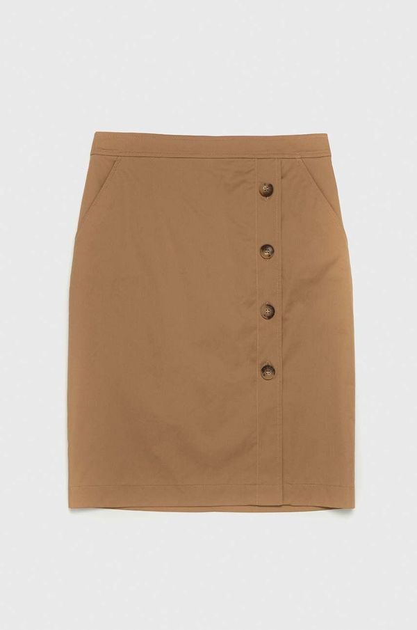 Luisa Spagnoli Suknja Luisa Spagnoli Talent boja: bež, mini, ravna