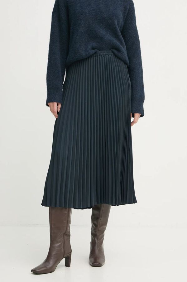 Marc O'Polo Suknja Marc O'Polo boja: tamno plava, midi, širi se prema dolje, 500023620265