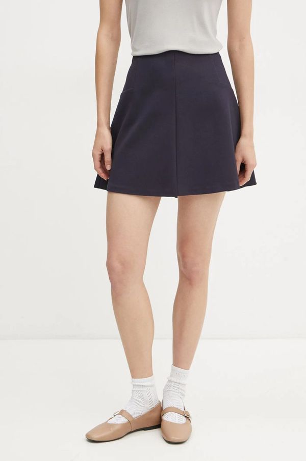 Marc O'Polo Suknja Marc O'Polo boja: tamno plava, mini, širi se prema dolje, 5000005656