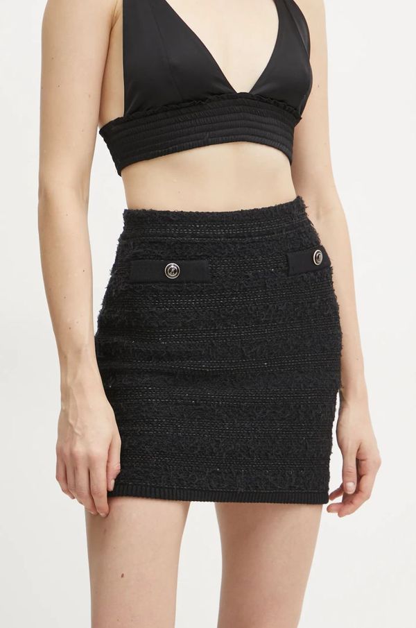 Marciano Guess Suknja Marciano Guess AMELIA boja: crna, mini, ravna, 5RGD01 5852Z