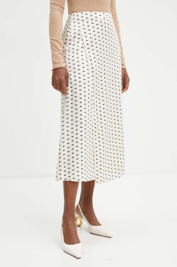 Marella Suknja Marella boja: bež, midi, ravna, 2423106101200