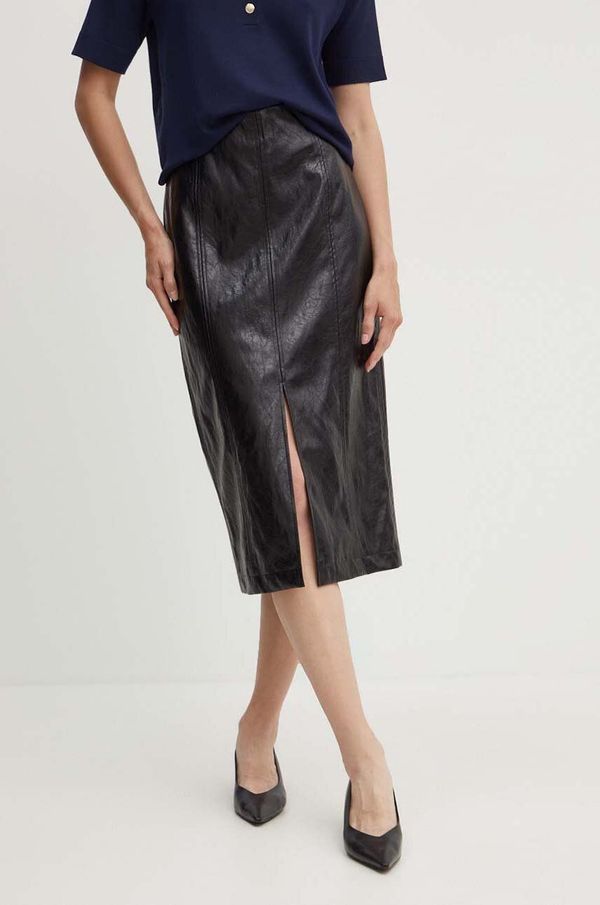 Marella Suknja Marella boja: crna, midi, ravna, 2423106071200