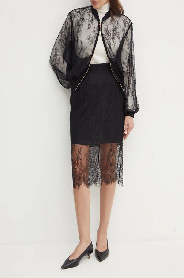 Marella Suknja Marella boja: crna, midi, ravna, 2423776021200