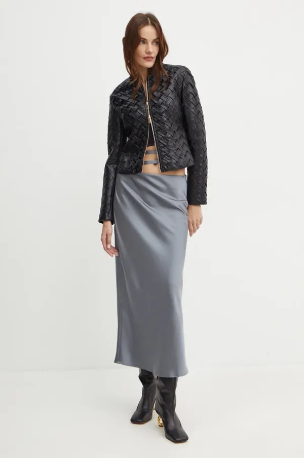 Marella Suknja Marella boja: siva, maxi, širi se prema dolje, 2423106041200