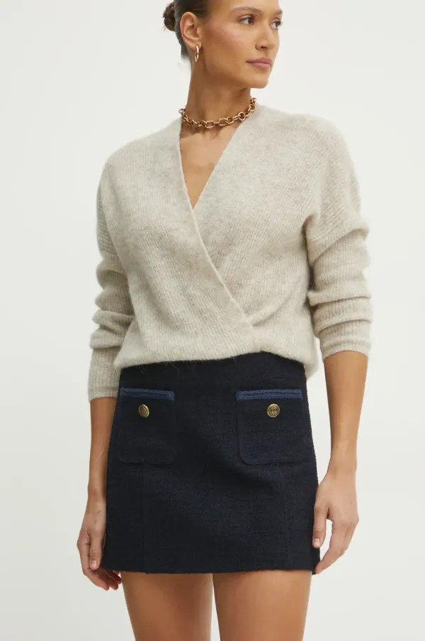 Marella Suknja Marella DANCING boja: tamno plava, mini, ravna, 2513101044200