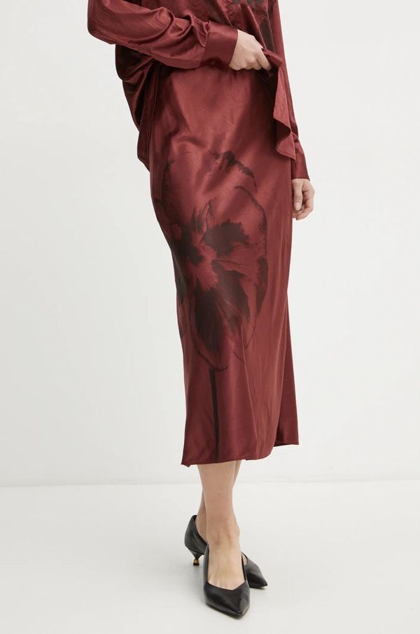 Max&Co. Suknja MAX&Co. boja: crvena, maxi, ravna, 2426106034200